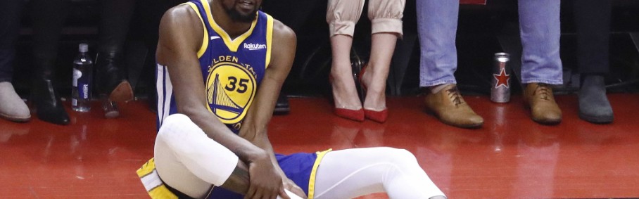 nba下注网站- 杜兰特撕裂跟腱赛季恐报销  